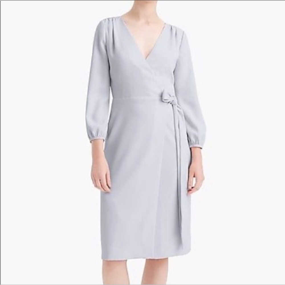 NWT J Crew Wrap Dress in 365 Crepe